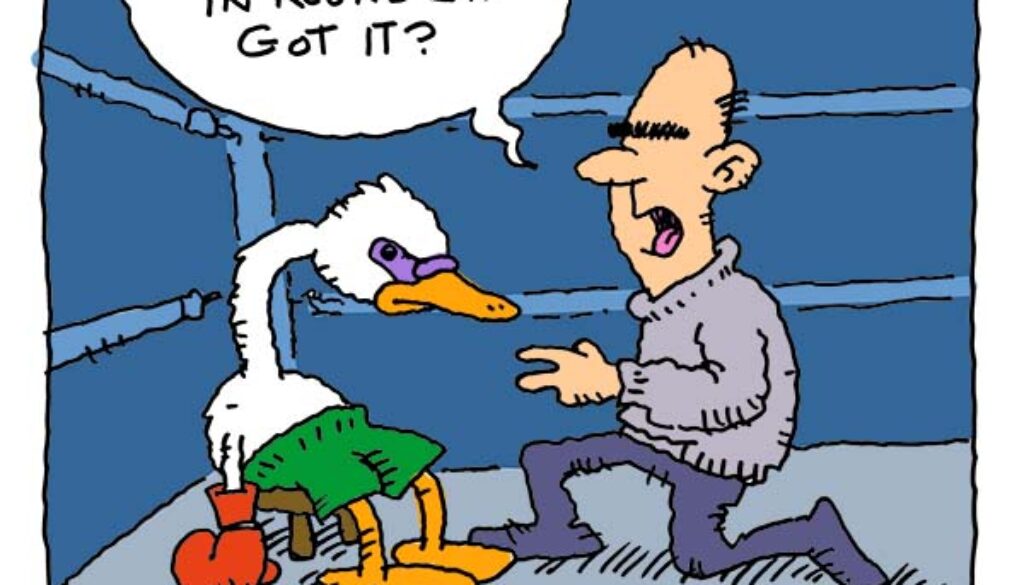 a boxing dad joke