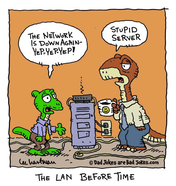 A computer network dad joke…