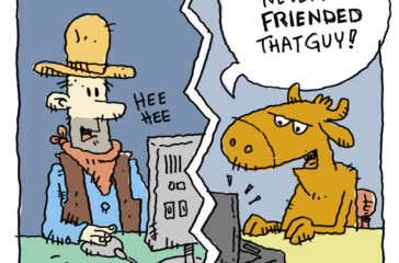 a facebook cow dad joke