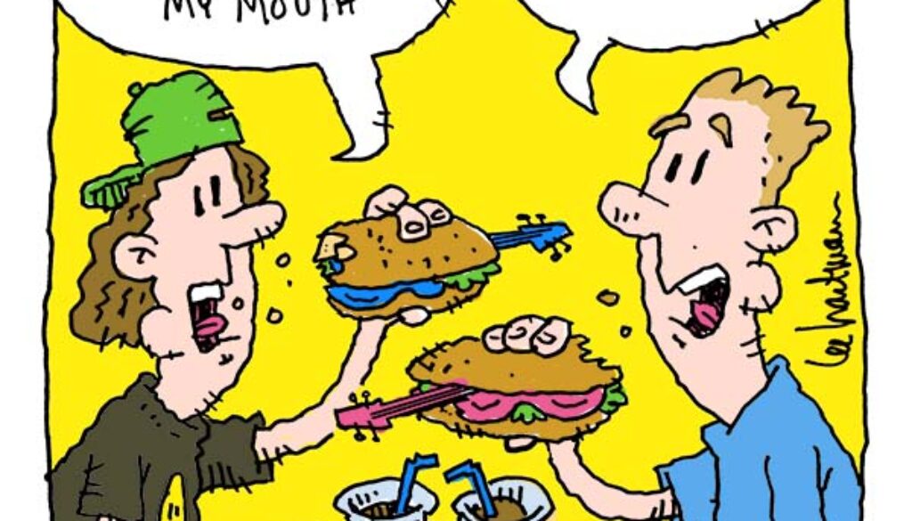 a dad joke about sandwiches
