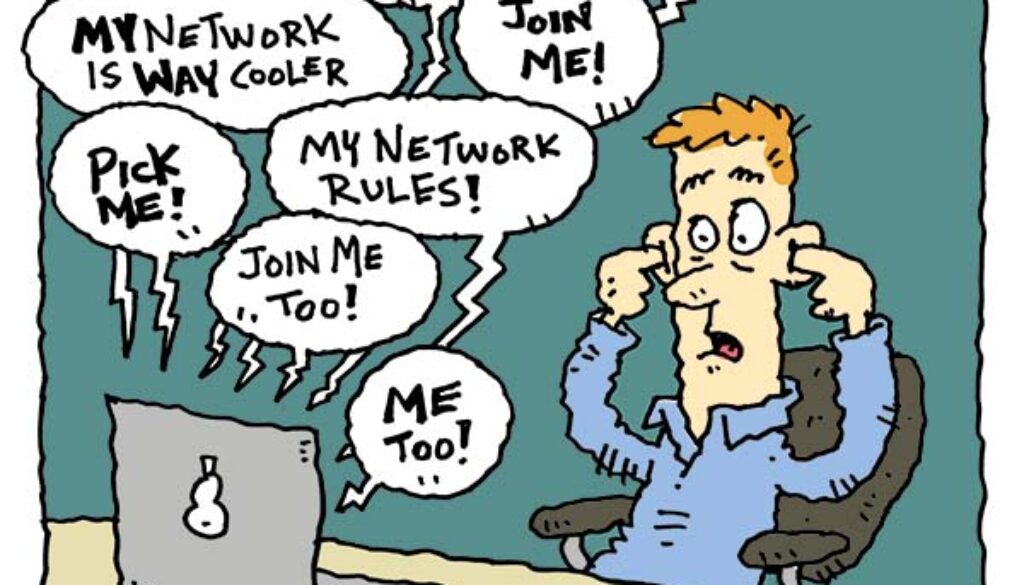 a dad joke about LinkedIn