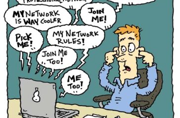 a dad joke about LinkedIn