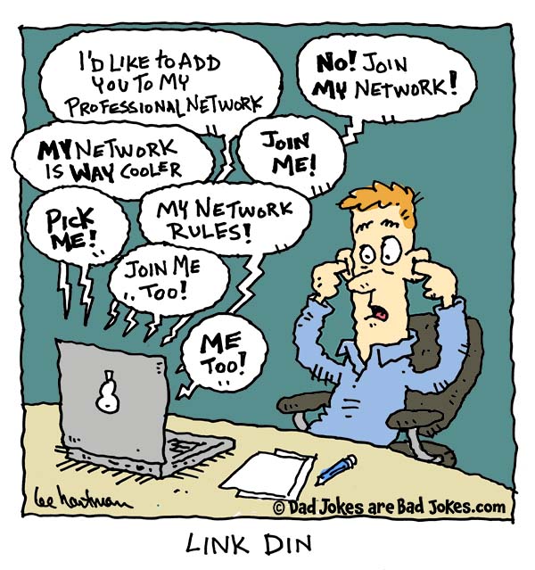 A social media dad joke