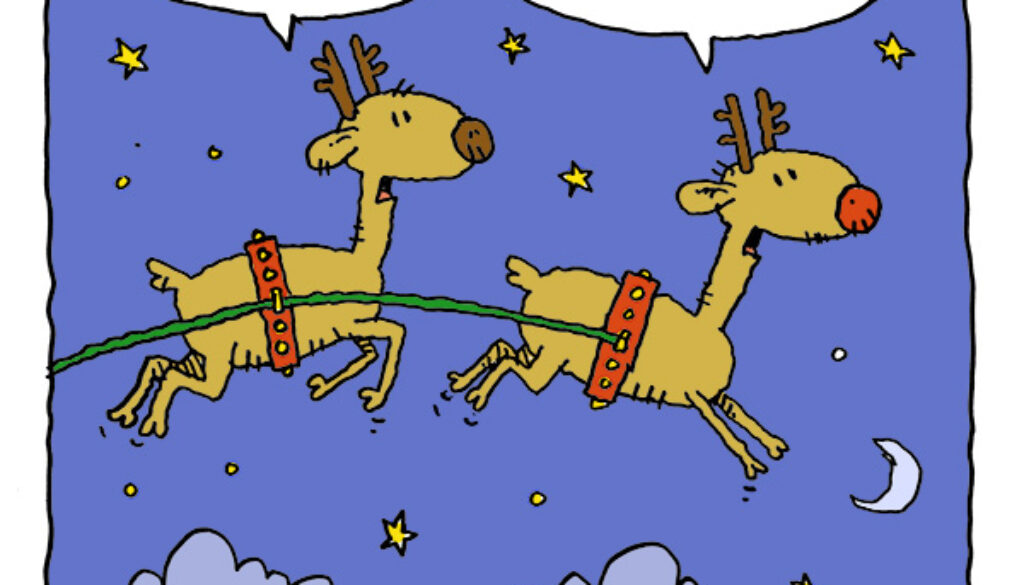 a reindeer dad joke