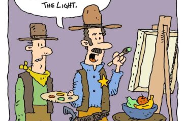 a dad joke about art