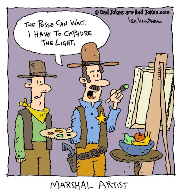An east-meets-west dad joke