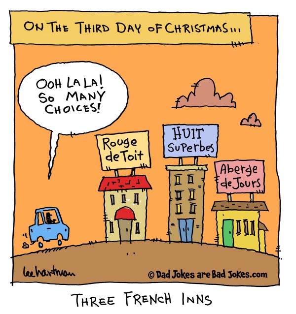 On the third day of Christmas